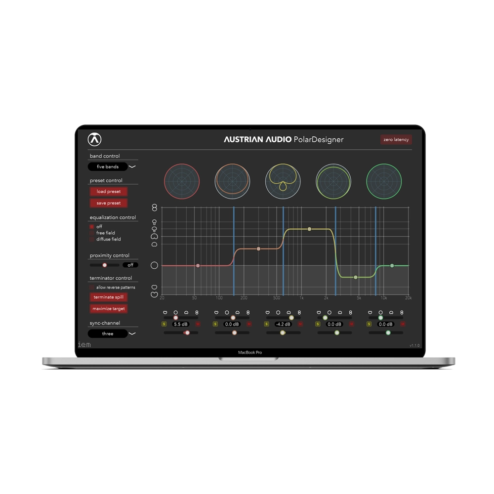 Austrian Audio Polar Designer - plug-in для мікрофонів OC818, що дозволяє керувати діаграмою спрямованості в постпродакшені