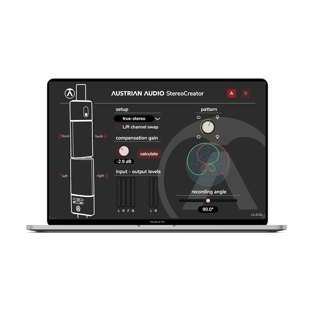 Austrian Audio Stereo Creator - plug-in для микрофонов OC818 для конфигурации стерео записи