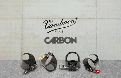Представляем новую серию уникально легких и крепких лигатур Vandoren Carbon