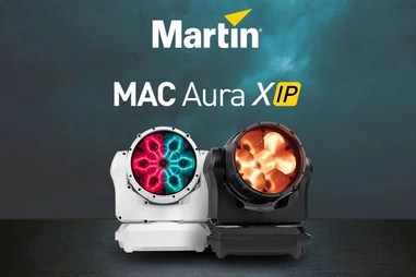 Компанія Martin Professional випустила оновлення прошивки для MAC Aura XIP: всепогодного універсального приладу преміум-класу