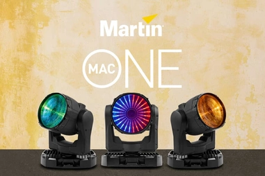 Компанія Martin Professional випустила оновлення прошивки для MAC One: революційного Beam / Wash приладу з лінзою Френеля