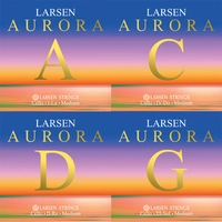 Комплект струн Larsen Aurora (medium) 4/4 для віолончелі  