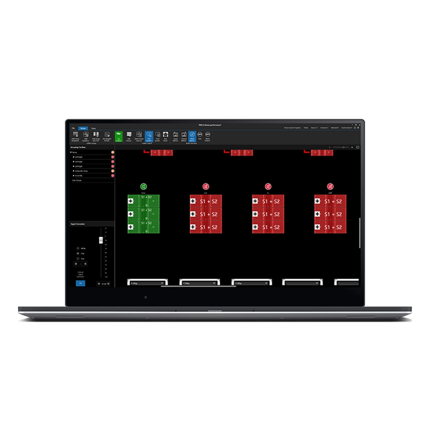 JBL Performance Manager - програма під Windows для конфігурування і керування системами JBL VTX, VerTec, Crown I-Tech HD