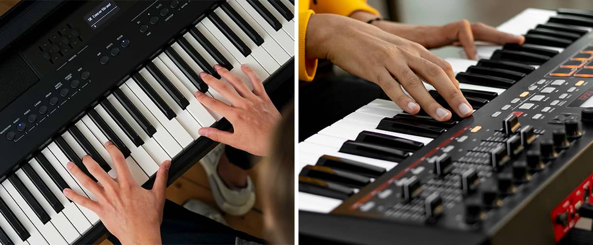 Digital piano and synthesizer