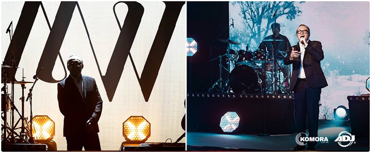 ADJ Vintage X – світлові прилади для сцени триб'ют-шоу творчості Френка Сінатри.