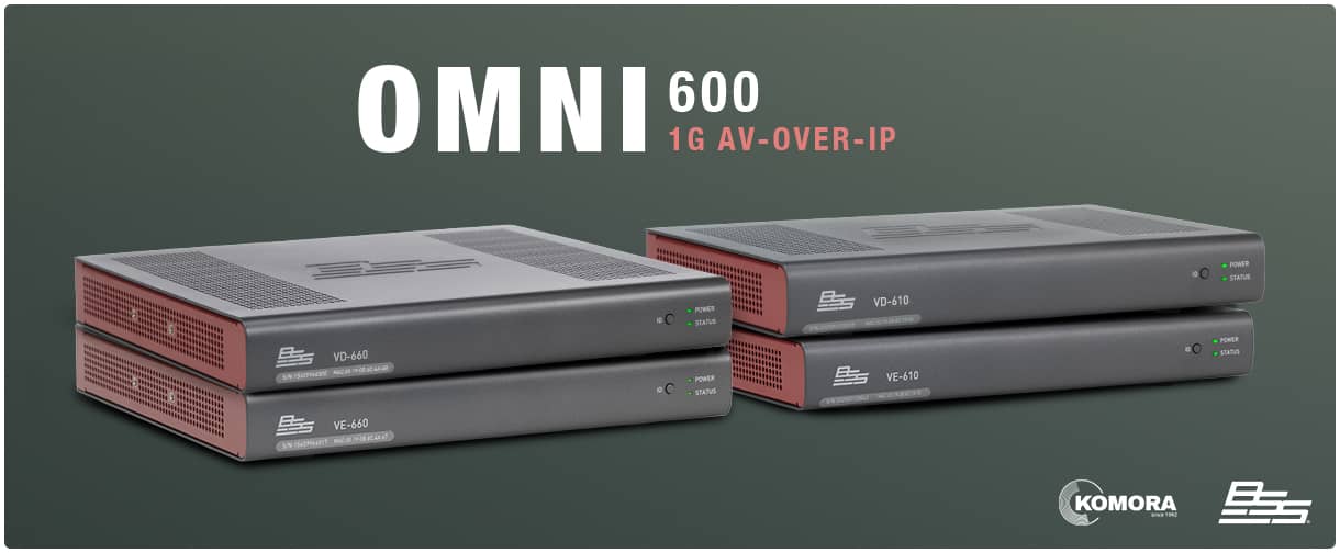 BSS представили нові AV-рішення OMNI 600.
