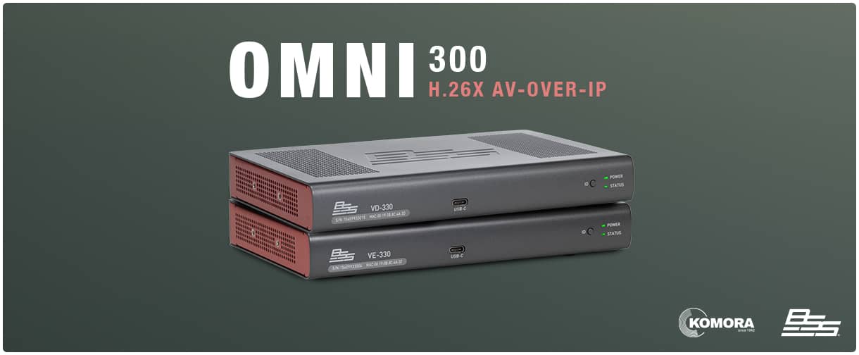 BSS представили нові AV-рішення OMNI 300.