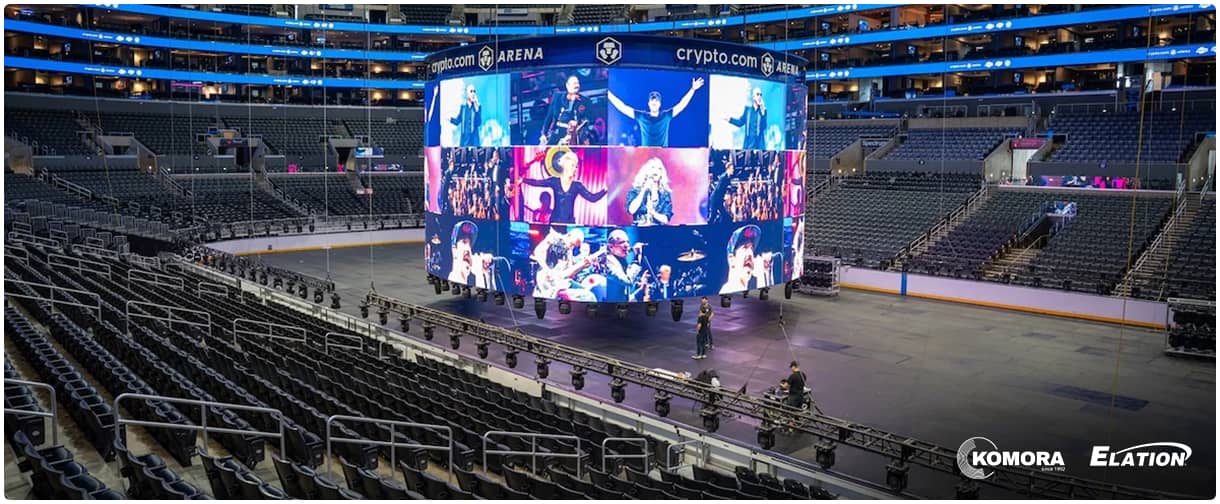 Світлові прожектори Elation Proteus модернізували Crypto.com Arena.