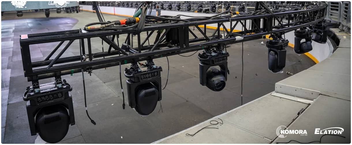 Світлові прожектори Elation Proteus модернізували Crypto.com Arena.