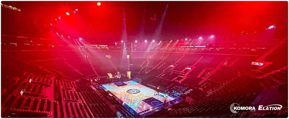 LED головы от Elation осветили спортивную арену Intuit Dome.