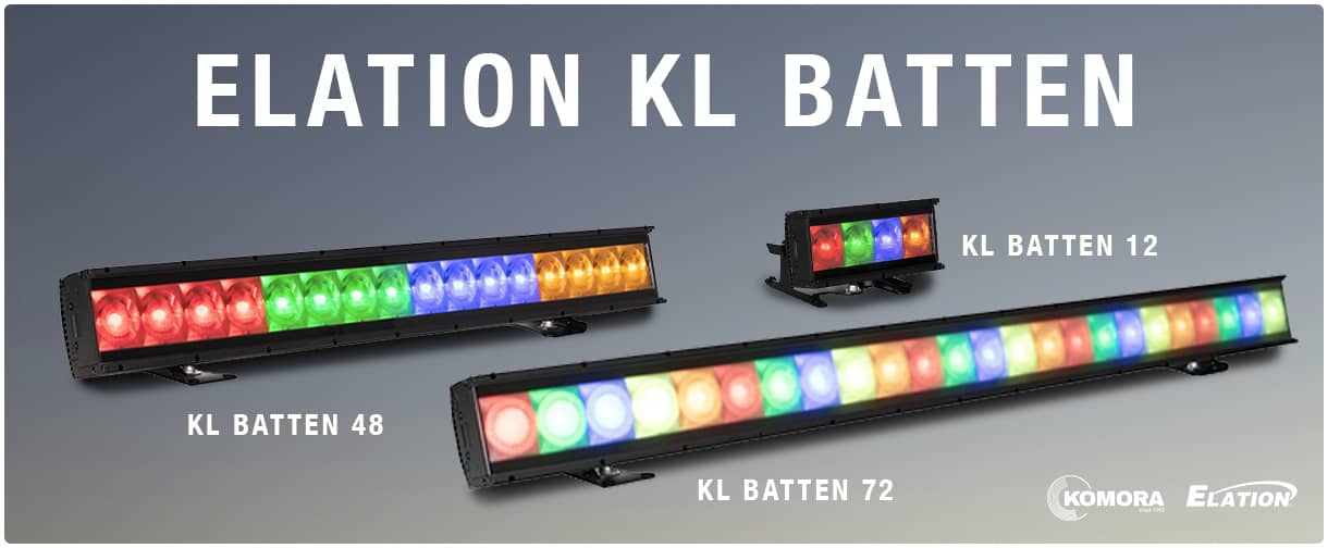 Представляем светильники линейные KL BATTEN от Elation.