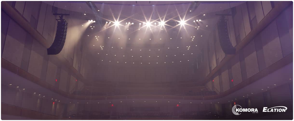Сценічне освітлення Elation KL CORE IP для Центру виконавських мистецтв Холланд (Омаха, штат Небраска, США)