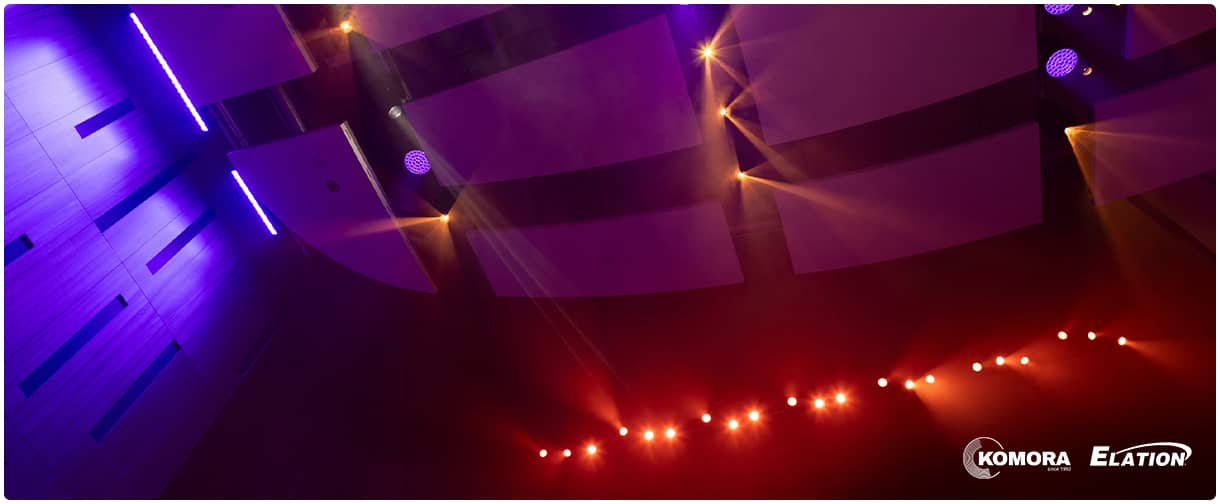 Сценічне освітлення Elation KL CORE IP для Центру виконавських мистецтв Холланд (Омаха, штат Небраска, США)