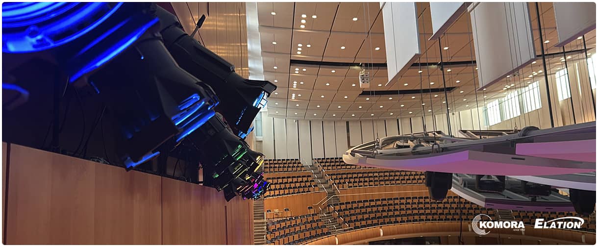Сценічне освітлення Elation KL CORE IP для Центру виконавських мистецтв Холланд (Омаха, штат Небраска, США)
