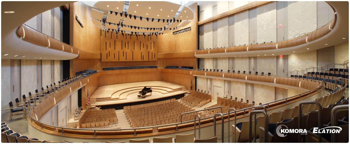 Сценічне освітлення Elation KL CORE IP для Центру виконавських мистецтв Холланд (Омаха, штат Небраска, США)