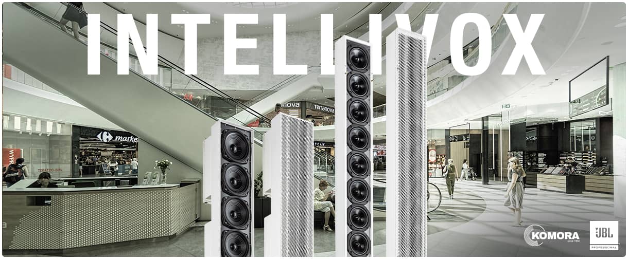 JBL оновили інсталяційні акустичні системи Intellivox.