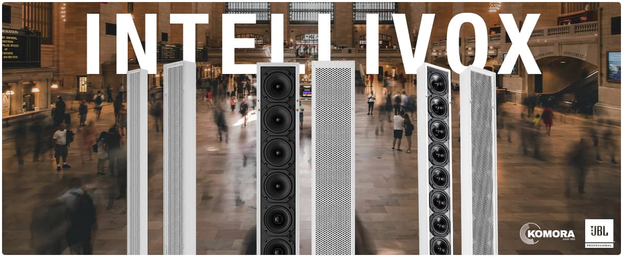 JBL оновили інсталяційні акустичні системи Intellivox.