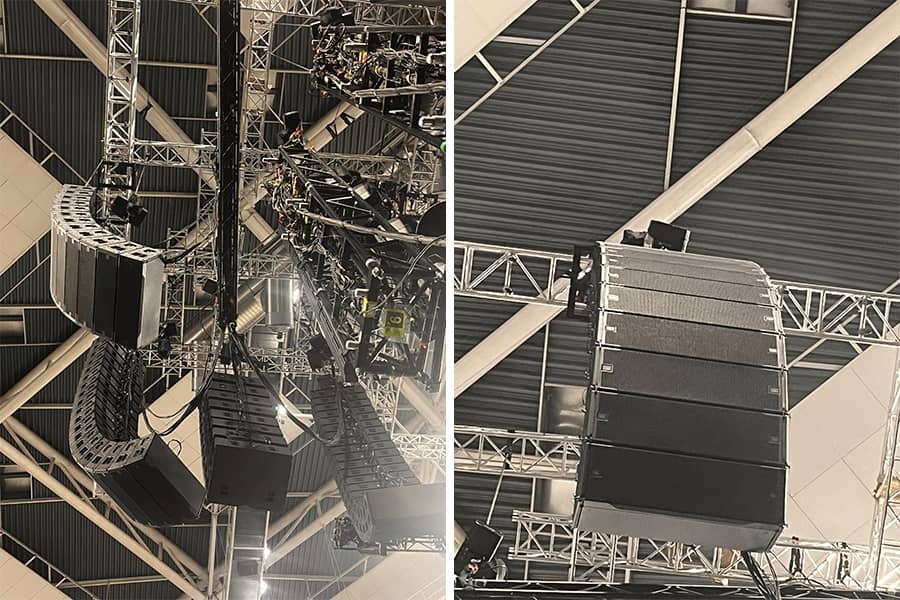 Lenny Kravitz's Blue Electric Light Tour – JBL VTX sound system.