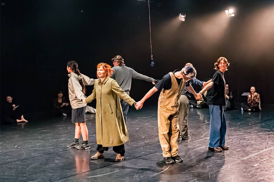A stage of the Royal Conservatory of Antwerp.