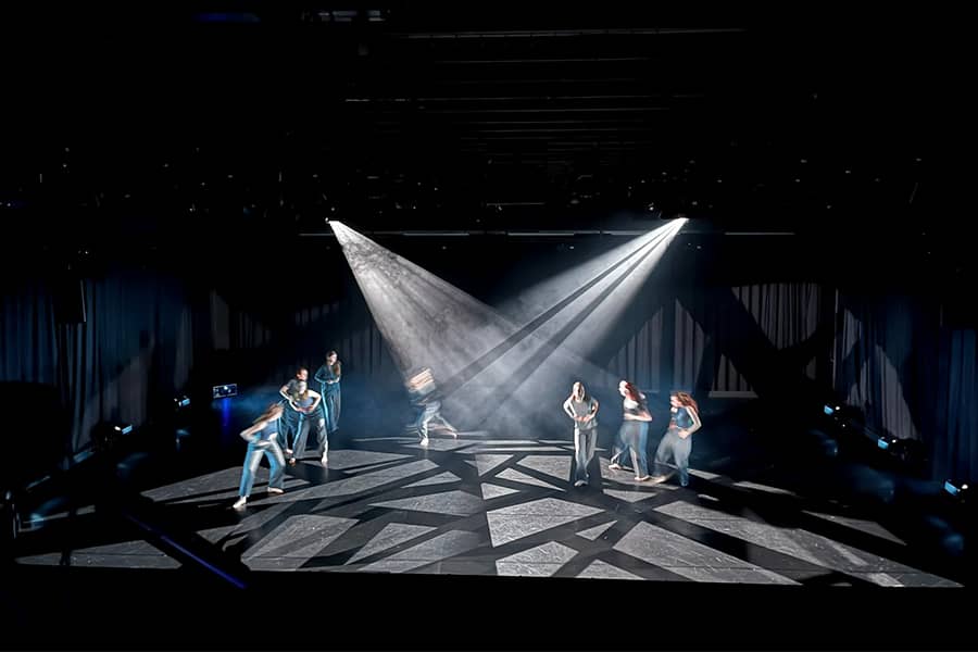 A stage of the Royal Conservatory of Antwerp.